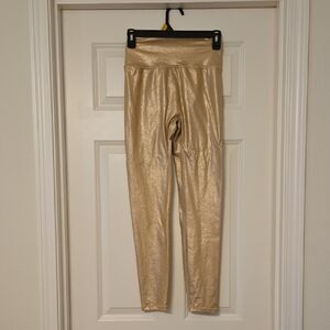 BuffBunny Metallic Gold Leggings